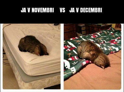 Ja v Novembri VS Ja v Decembri :D