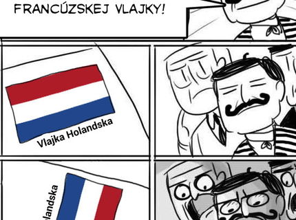 Príbeh o tom, ako vznikla vlajka Francúzska :D