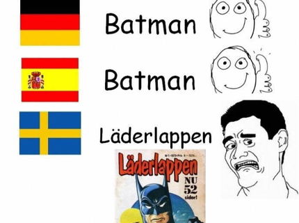 Batman v cudzom jayzkku :D