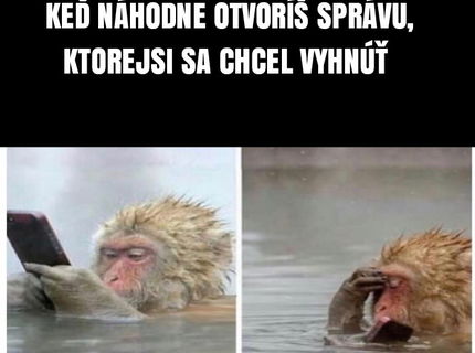 Ten pocit, ked otvoris zlu spravu :D