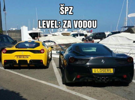 ŠPZ zbohatlikov ... pobavia aj vás :P