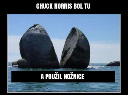 Chuck Norris tu bol!