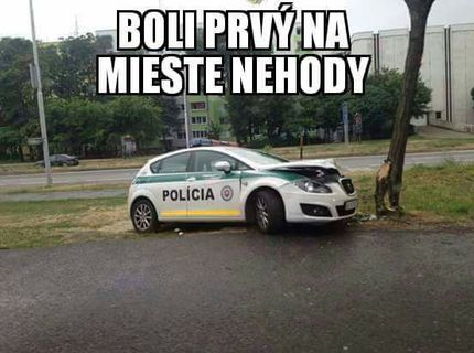 Rýchlosť policajnych zložiek v SR je neuprosna :D