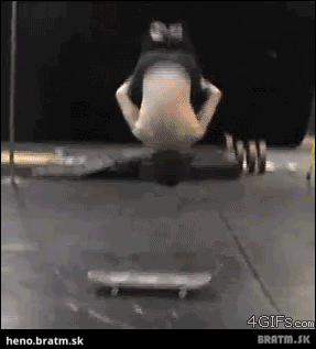 BRATM GIF:Šikovný skateboardista :D