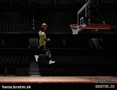 BRATM GIF: Basketbal- to je nuda :D :D