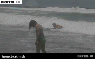 BRATM GIF: Pes surfista :D