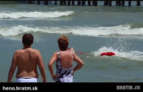 BRATM GIF: Toto je lepšie ako Baywatch :D