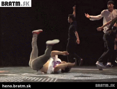 BRATM GIF: Umenie breakdance :D