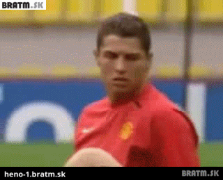 BRATM GIF: Ronaldo v nemom úžase :D