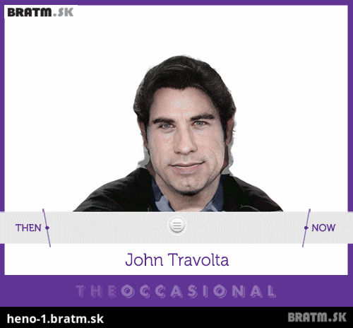 BRATM GIF: Travolta a jeho premena :D