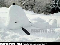 Ako vyzerá Snoopie relax na zimný spôsob?:D