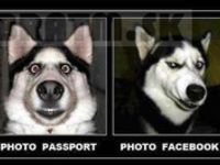 Aký je rozdiel medzi fotkou na FB a v pase?:D