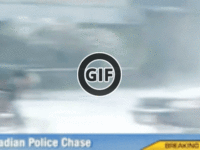 BRATM GIF: Zimná policajná naháňačka v Kanade :D