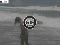 BRATM GIF: Pes surfista :D