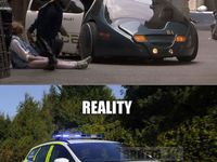 Policajné autá vo filmoch a aká je realita :D