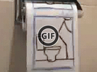BRATM GIF: Toaleťáková animácia :D