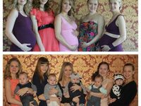 KRÁSNE MAMIČKY a ich super foto pred a po pôrode :)