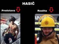 Ako si predstavujeme hasičov :D