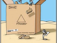 Ako sa stavali pyramídy... :D